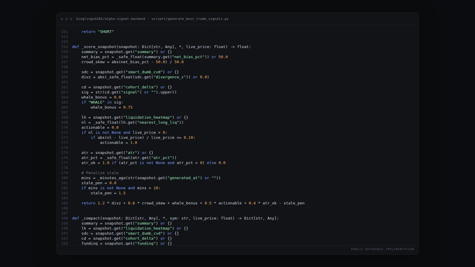 Analysis backend — deterministic scripts with LLM synthesis and fallback
